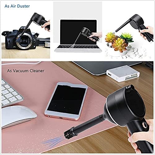 Electric Air Blower for Keyboard Cleaning - Cordless Compressed Air Duster for PC, Laptop, Electronics - Perfect for Home Office, Gaming Setup & Computer Maintenance