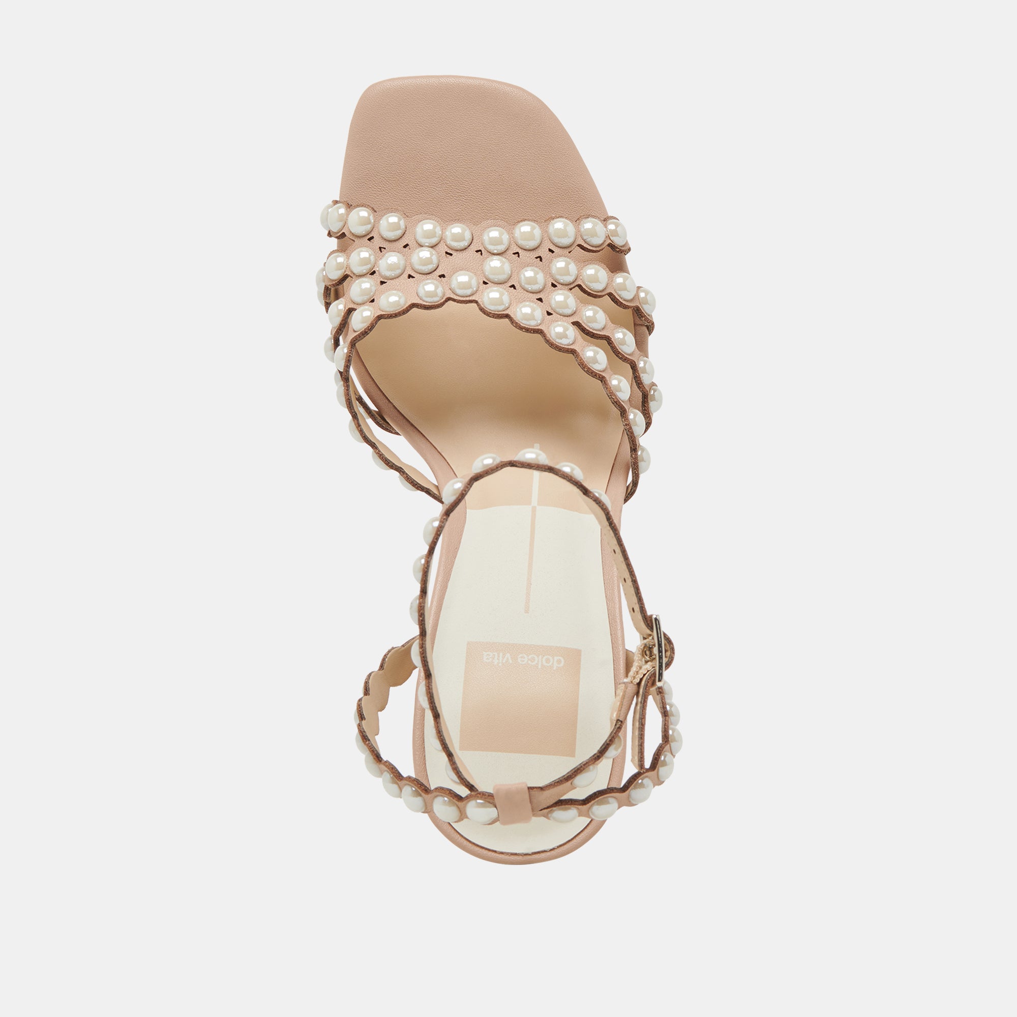 HELLEN PEARL Women's Light Blush Leather High Heels - Elegant & Comfortable for Parties, Weddings & Evening Events