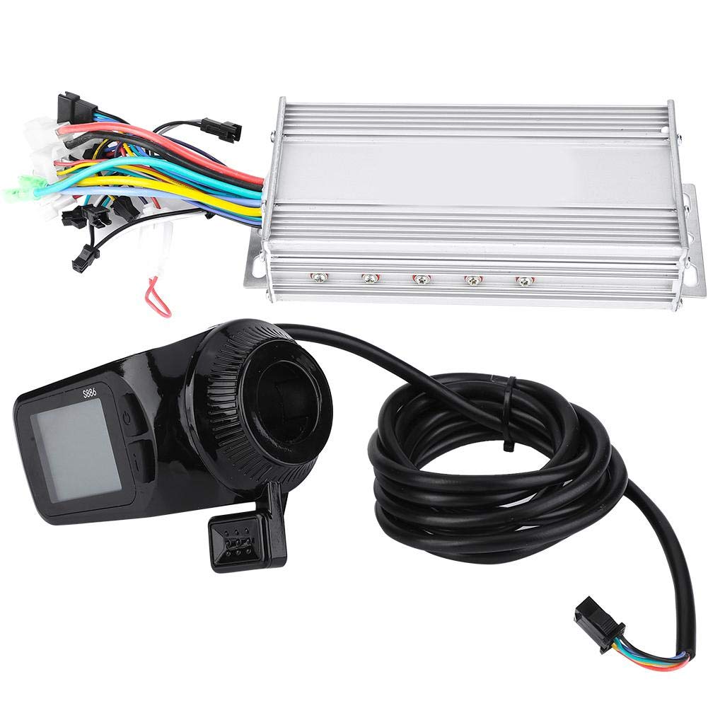 Nunafey 1000W 60V Brushless Motor Controller Kit with LCD Panel - 3 Brightness Levels for Ebike, Scooter & Electric Skateboard - Perfect for Commuting, Off-Roading & Urban Transportation