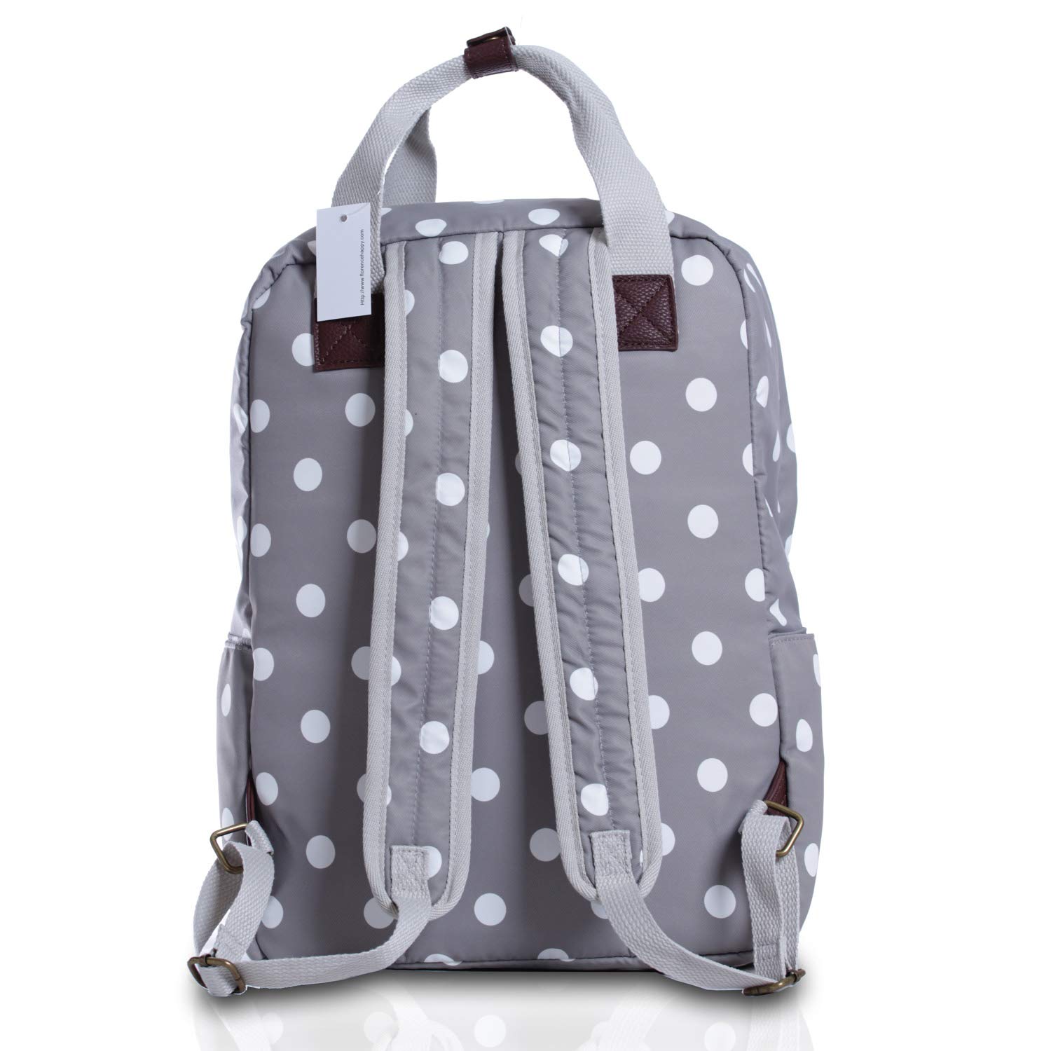 **Florence Happy Water Resistant Laptop Backpack for Women - 13-12 Inch Business & College Backpack, Stylish School Bag, Casual Hiking Daypack - Perfect for Work, Travel & Campus Life**