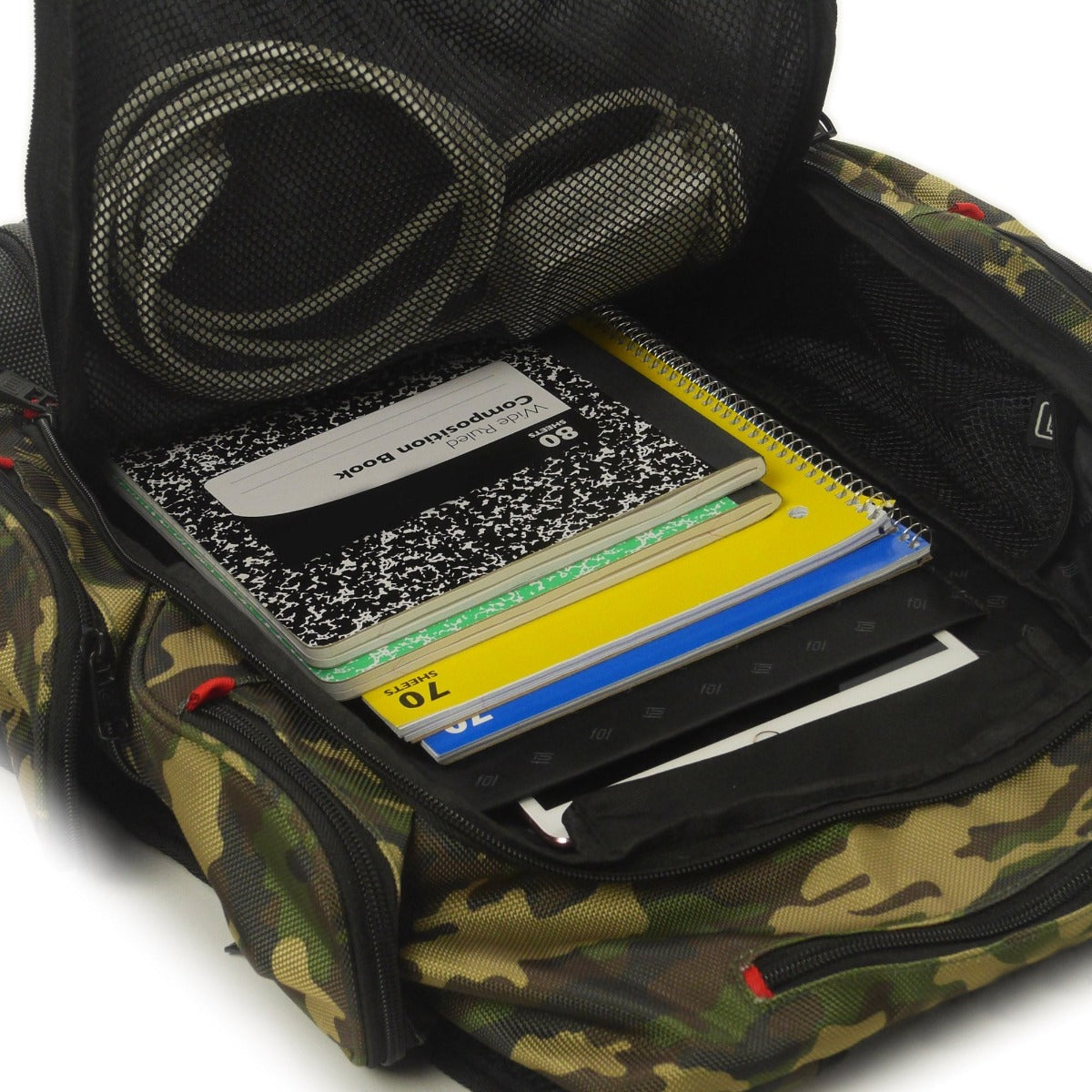 FŪL Tech Backpack - Military Grade Woodland Camo Tactical Backpack for Outdoor Adventures, Hiking & Travel | Durable Water-Resistant Daypack for Camping & Survival Gear