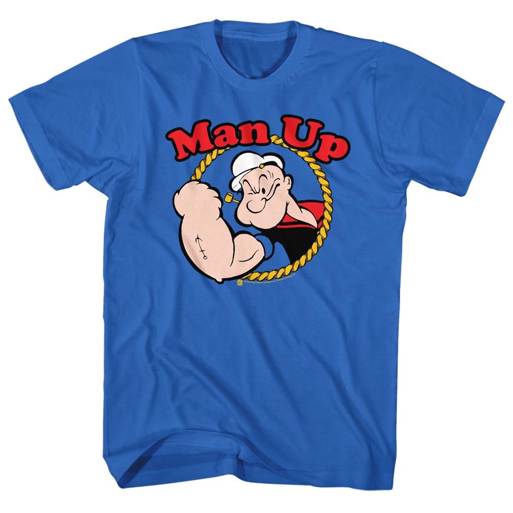 Vintage Popeye Sailor Man Comic Spinach Cartoon T-Shirt - Funny Graphic Tee for Men & Women - Perfect for Cosplay, Comic Con & Retro Fashion Lovers