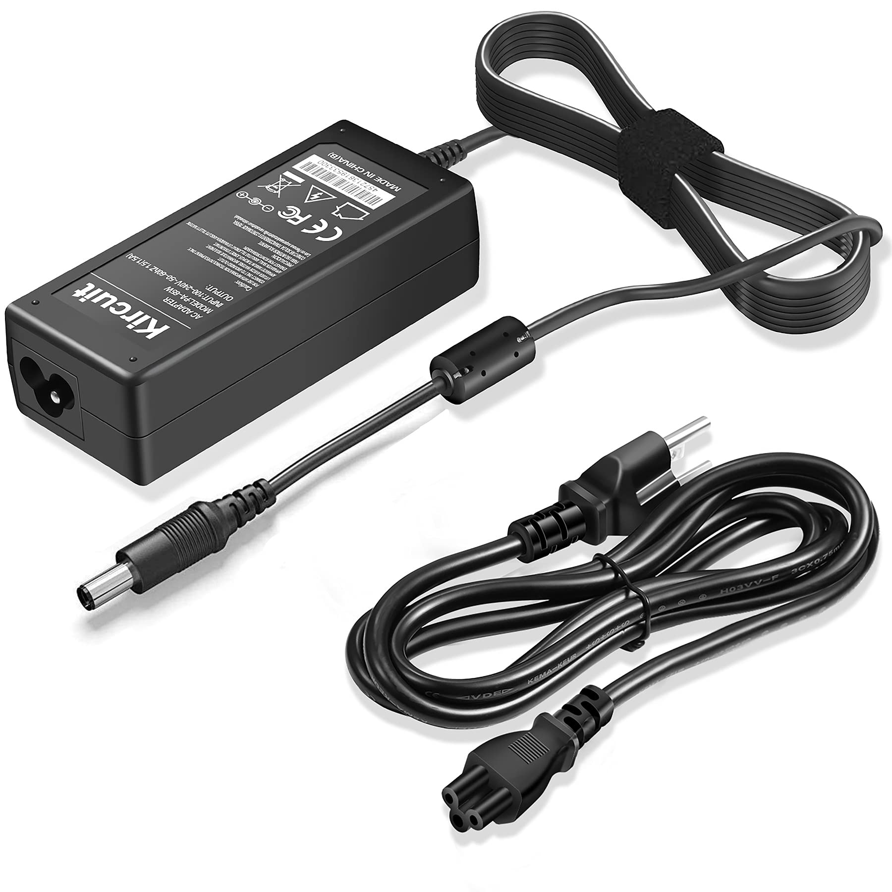 10ft AC Adapter for Toshiba Satellite C75D-A/B/C Laptop - 19V 65W Power Supply Cord, Battery Charger & Mains PSU - Perfect for Home, Office & Travel Use