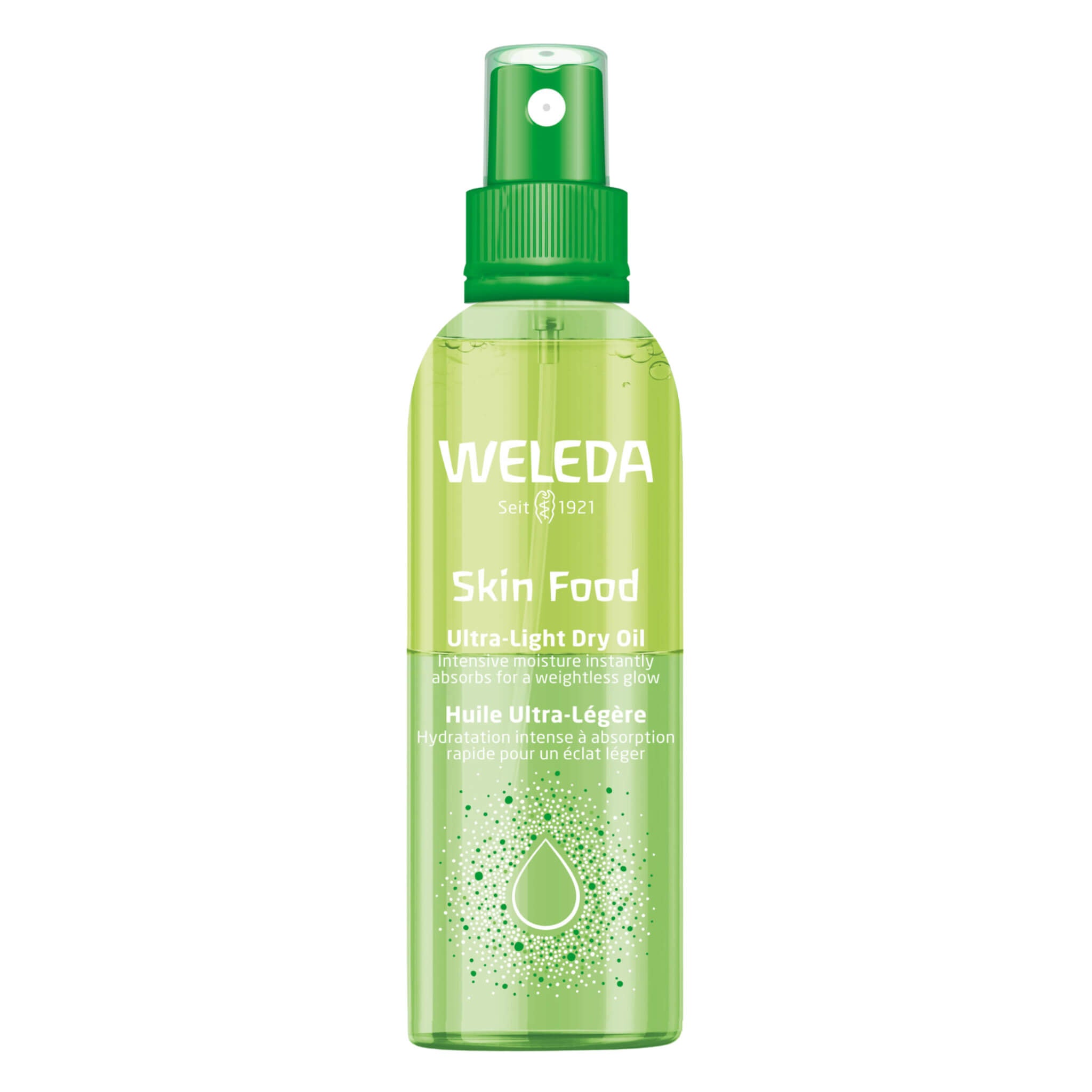 Skin Food Ultra Light Dry Oil - Fast Absorbing, Non-Greasy Moisturizer for Face & Body | Hydrating & Nourishing for Dry Skin | Perfect for Daily Skincare Routine & Post-Shower Use