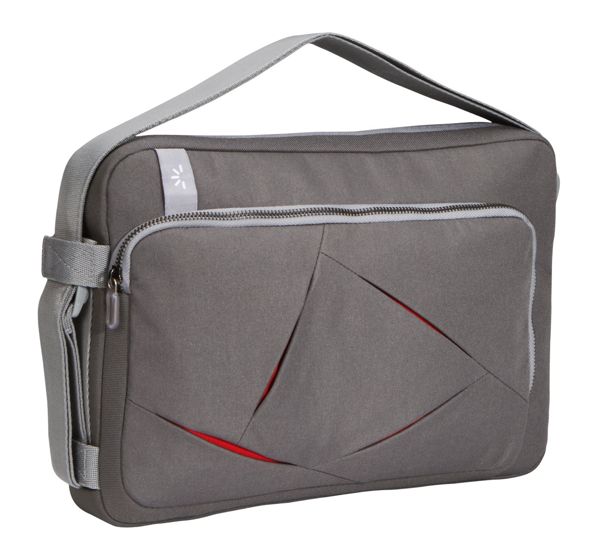 Case Logic ULA-112 12-Inch Laptop Briefcase for PC & 13-Inch MacBook - Durable Gray Business Attache Case - Perfect for Office, Travel & Commuting