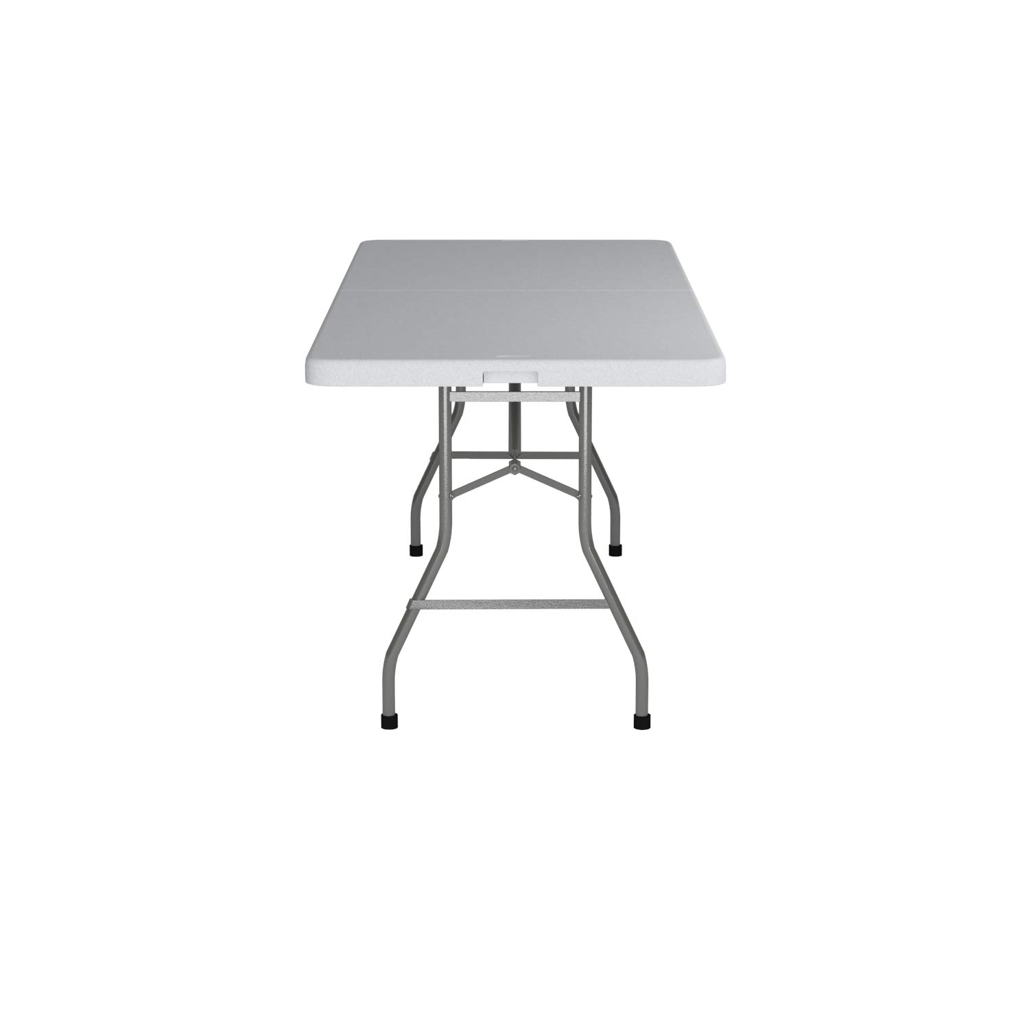 Office Star 6-Foot Resin Rectangle Folding Table - Portable & Lightweight for Picnics, Camping, Tailgating, Outdoor Events, and Home Office Use