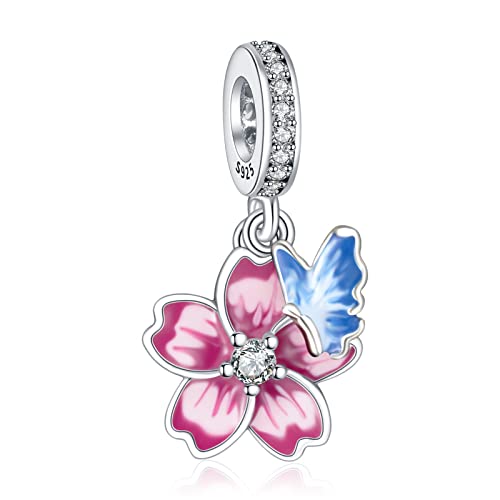 Butterfly Flower Charms