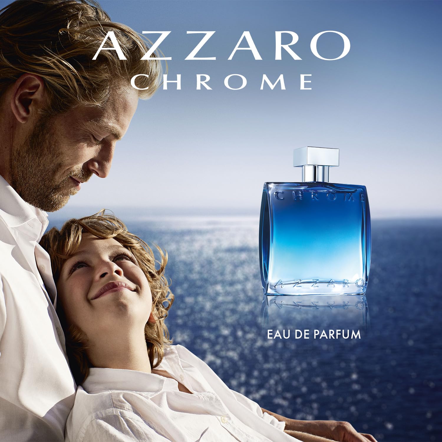 Azzaro Chrome Eau de Parfum for Men - Fresh Aquatic Cologne with Citrus & Woody Notes - Long Lasting Luxury Fragrance | Perfect for Daily Wear, Office & Special Occasions