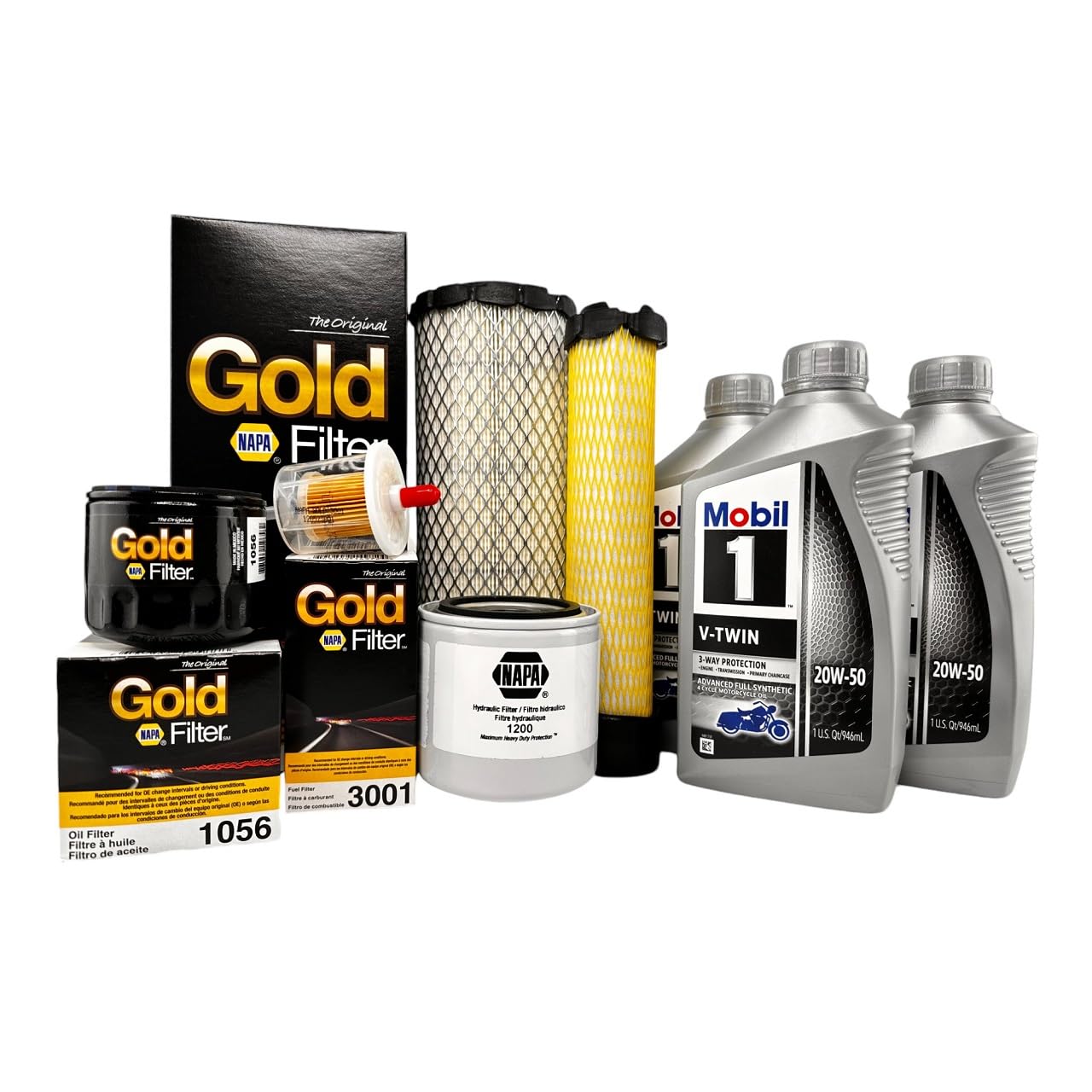 20W-50 Motor Oil & Filter Combo Kit for Lawn Mowers, ATVs, UTVs - High Performance Engine Protection for Outdoor Power Equipment