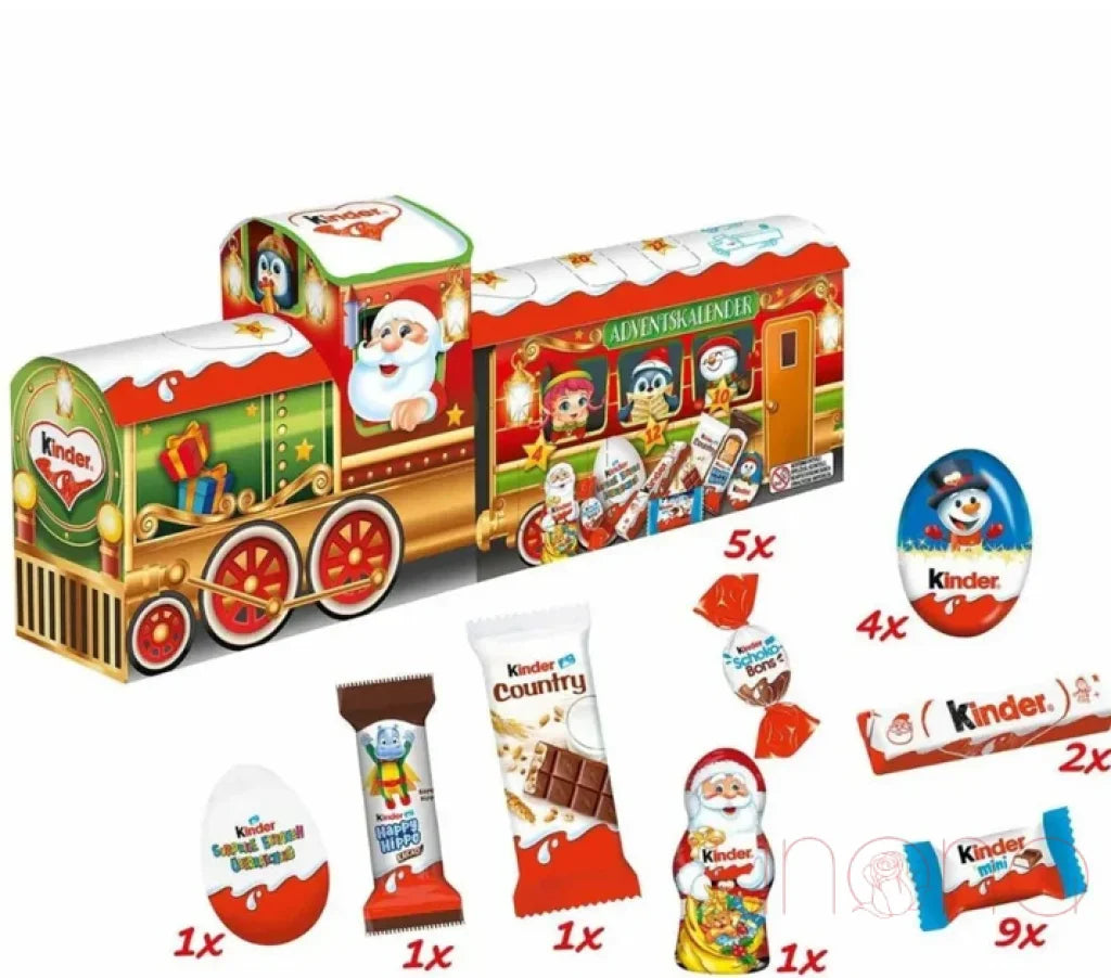 Kinder Christmas Advent Calendar 2023 - 24 Days Countdown to Christmas with Chocolate Treats & Toys | Perfect for Kids, Holiday Gifts & Family Traditions