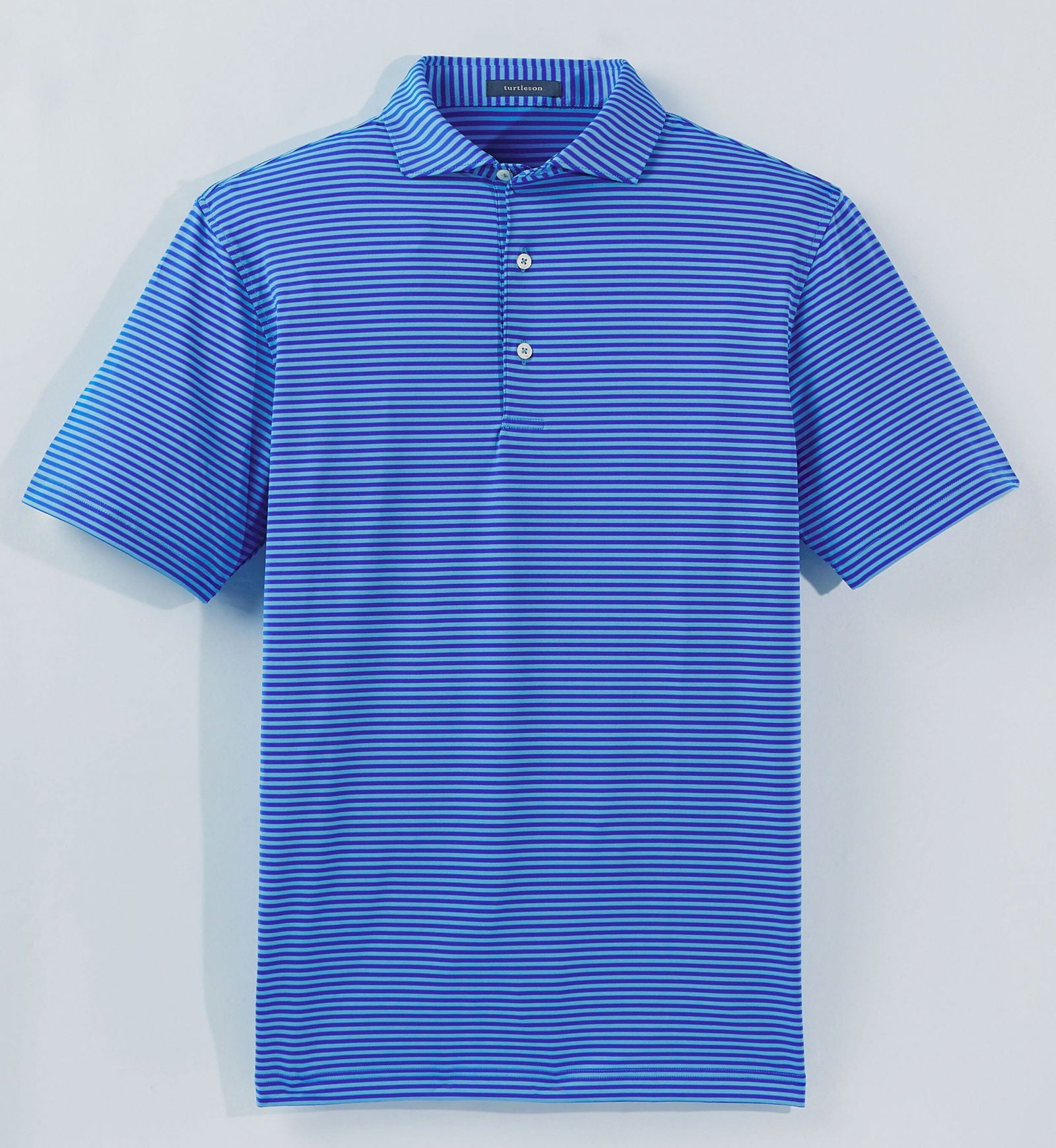 Edward Stripe Performance Polo Shirt - Men's Moisture-Wicking Golf & Casual Wear - Closeout Sale | Perfect for Golf, Tennis & Outdoor Activities