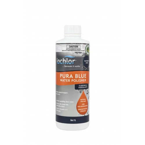 Lo chlor Pura Blue - Premium Swimming Pool Chlorine Tablets for Crystal Clear Water | Ideal for Home Pools, Spas, and Hot Tubs