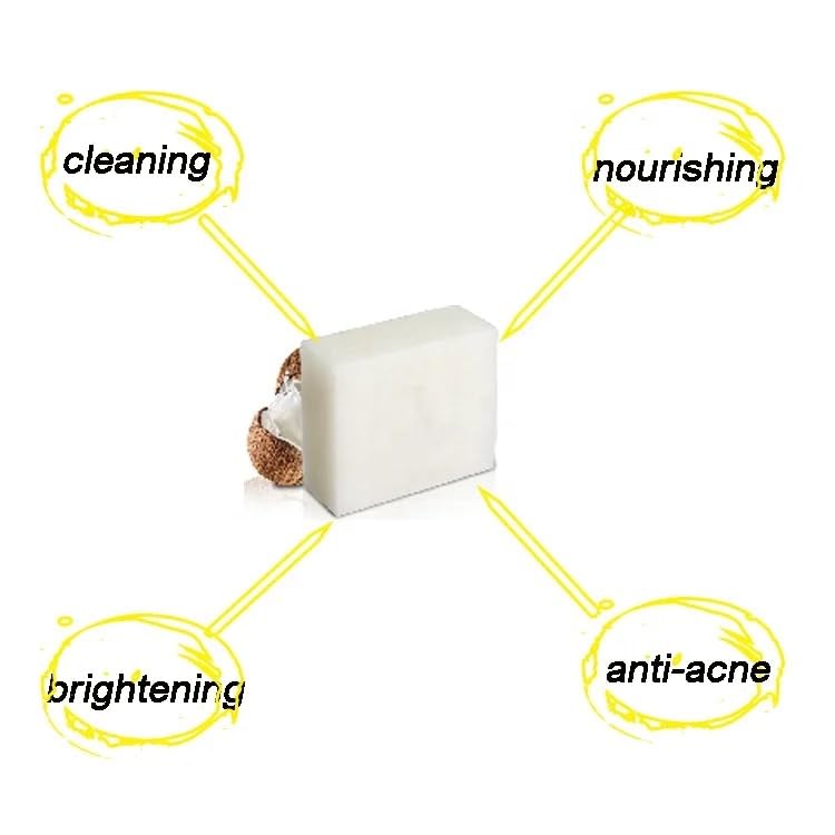 Natural Plant Essential Oil Soap Bar - Coconut Milk Infused Moisturizing Soap for Face & Body (3.53oz) - Gentle Cleansing, Skin Nourishment - Perfect for Daily Shower, Spa Day & Gift Giving