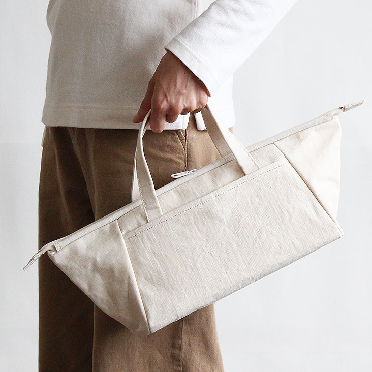 Stylish Ecru Handbag & Tool Bag - Durable & Fashionable for Work, Travel & Everyday Use
