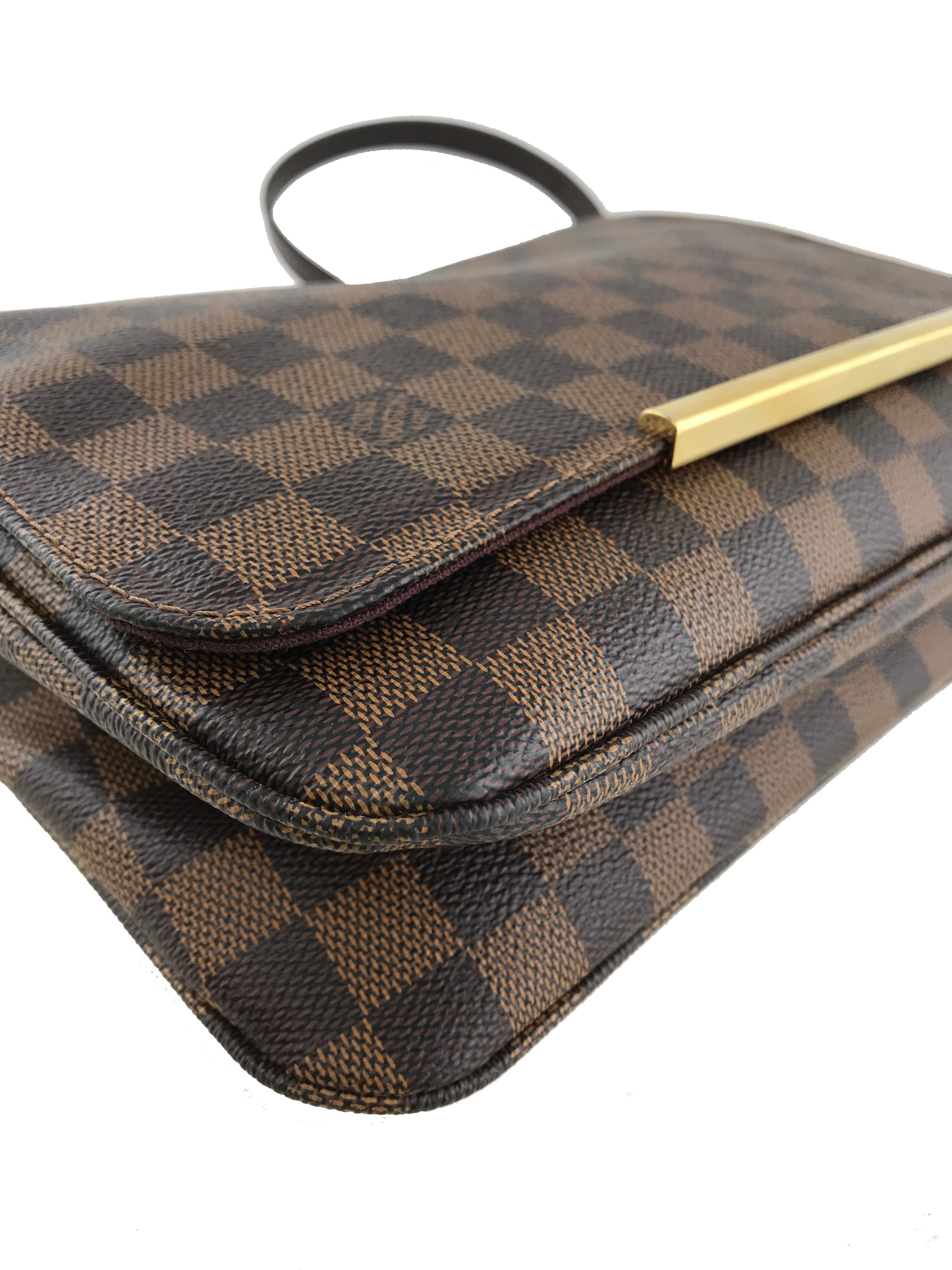 Authentic Louis Vuitton Damier Ebene Hoxton GM Shoulder Bag - Luxury Designer Handbag for Women | Perfect for Work, Travel & Everyday Use