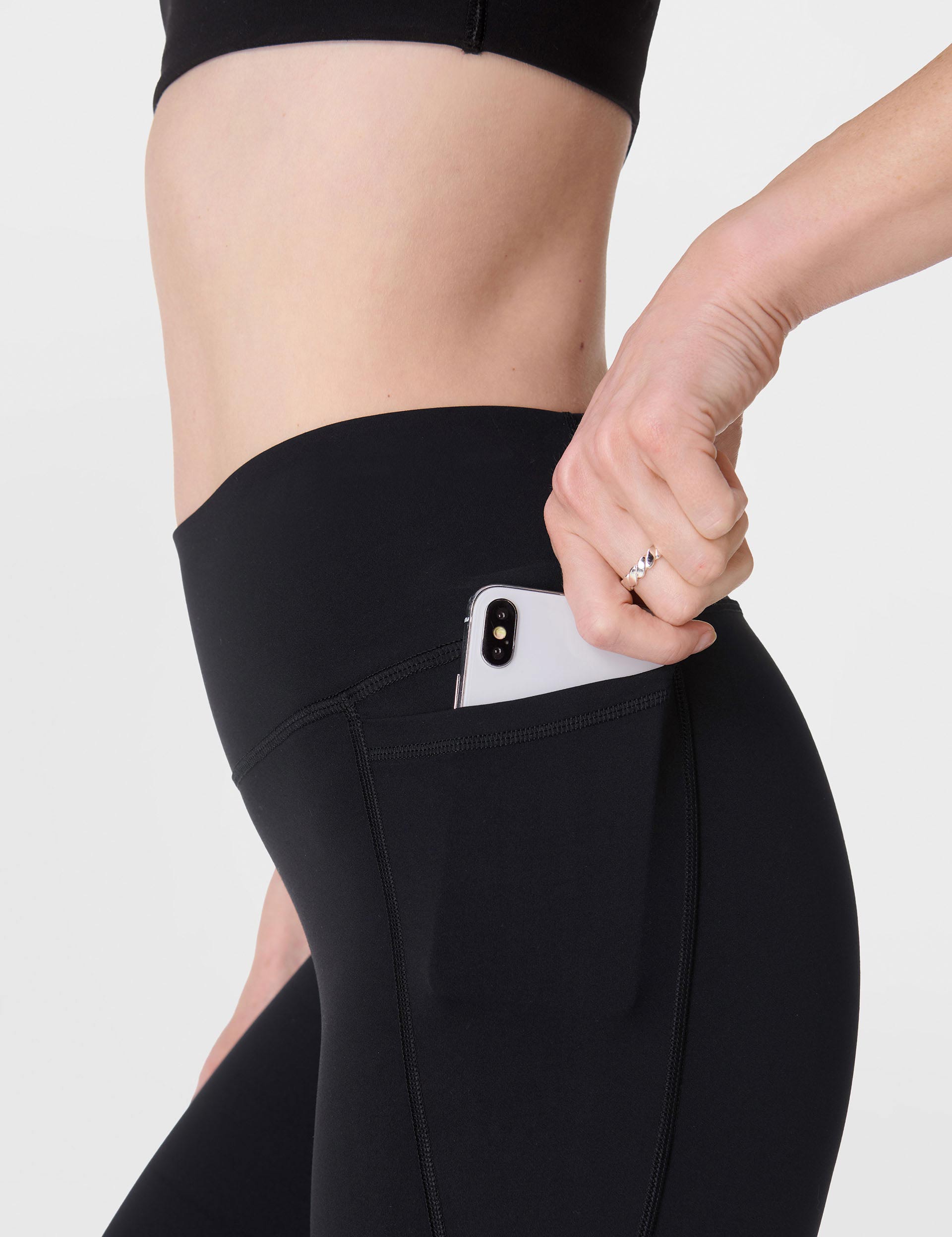Ultimate Studio 7/8 Leggings for Women - High Waist Yoga Pants, Workout Running Tights - Black | Perfect for Yoga, Gym & Everyday Wear