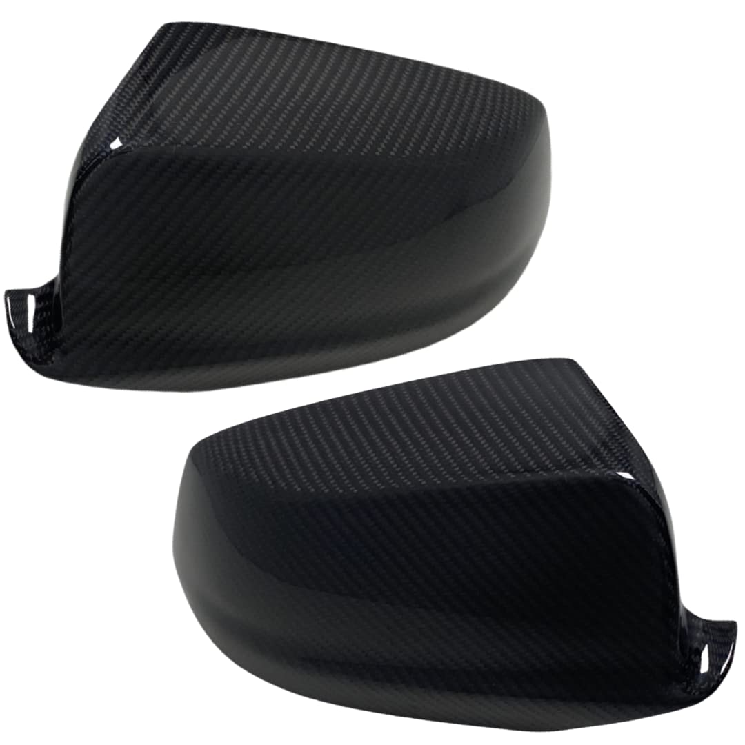 Carbon Fiber Side Mirror Cover Replacement for BMW 5 Series F10 F11 F07 - Lightweight & Durable Exterior Upgrade for Enhanced Style & Protection