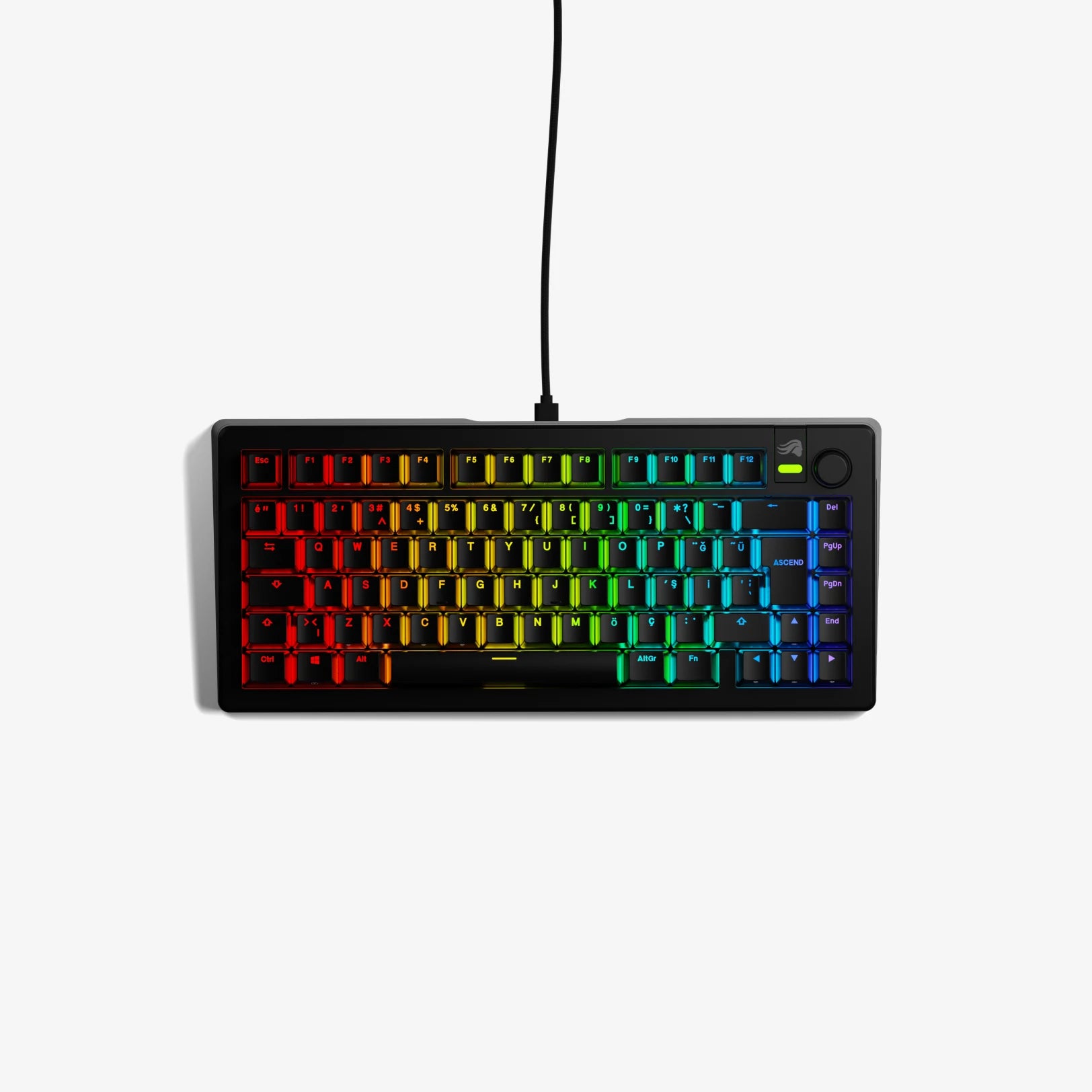 GMMK 3 Prebuilt Mechanical Gaming Keyboard - 96% Compact Layout, Hot-Swappable Switches, RGB Backlit - Perfect for PC Gaming, Office Work & Typing Enthusiasts