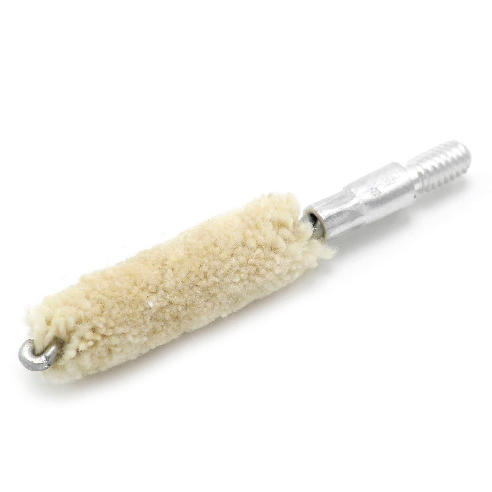 5-Piece 9mm Rifle Pistol Cotton Mop Brush Gun Cleaning Kit with 8-32 Thread - Perfect for Firearm Maintenance, Range Days & Hunting Gear Care