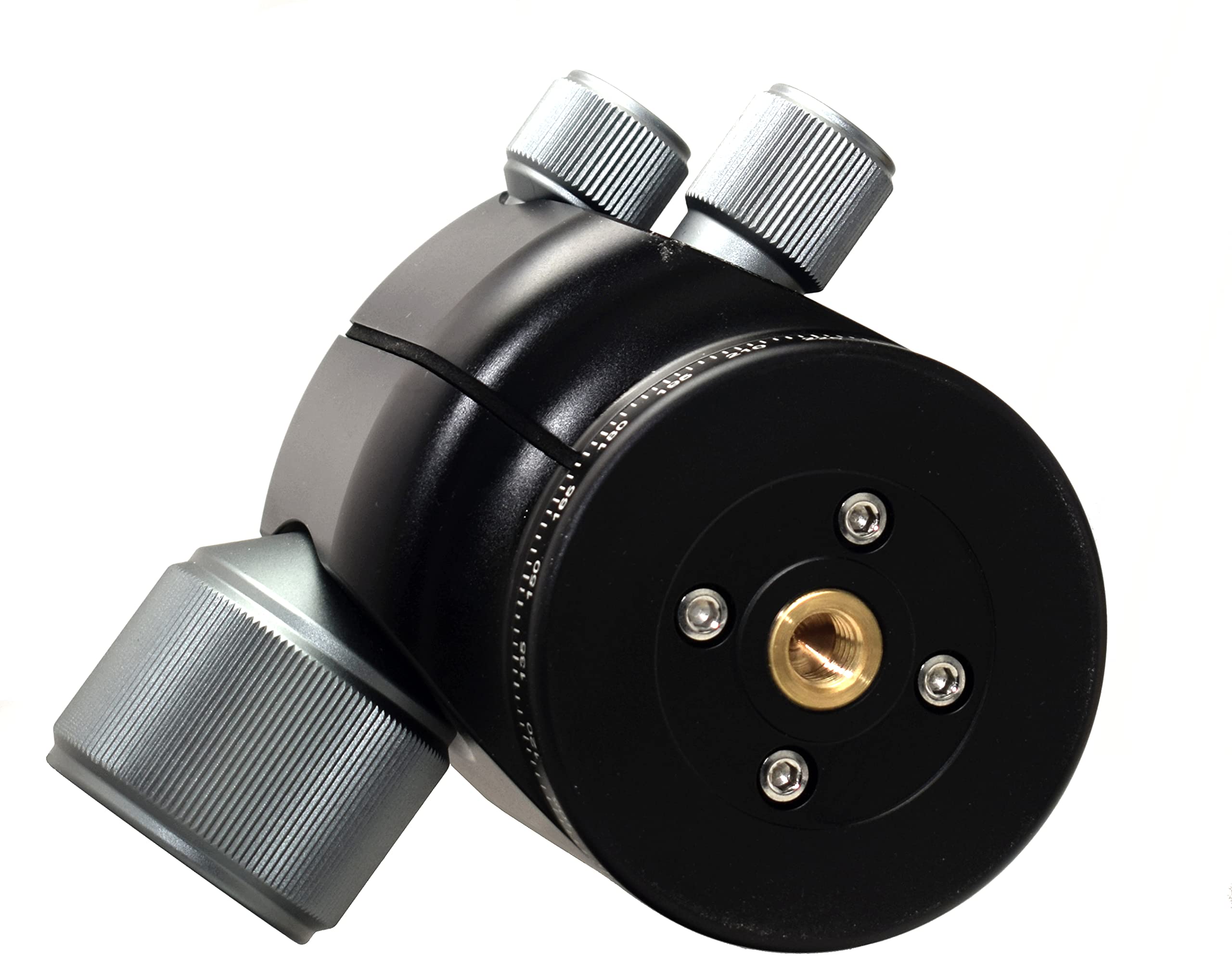 Desmond DLOW-55M 55mm Low Profile Ball Head with Dual Clamp - Compatible with Manfrotto RC2 & Arca/RRS Quick Release Plates - Perfect for DSLR Cameras, Video Tripods & Panoramic Photography