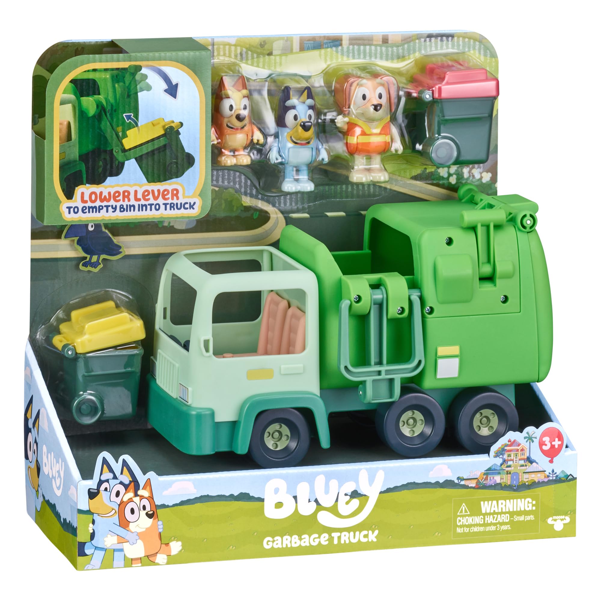 Bluey Garbage Truck Playset with 2.5