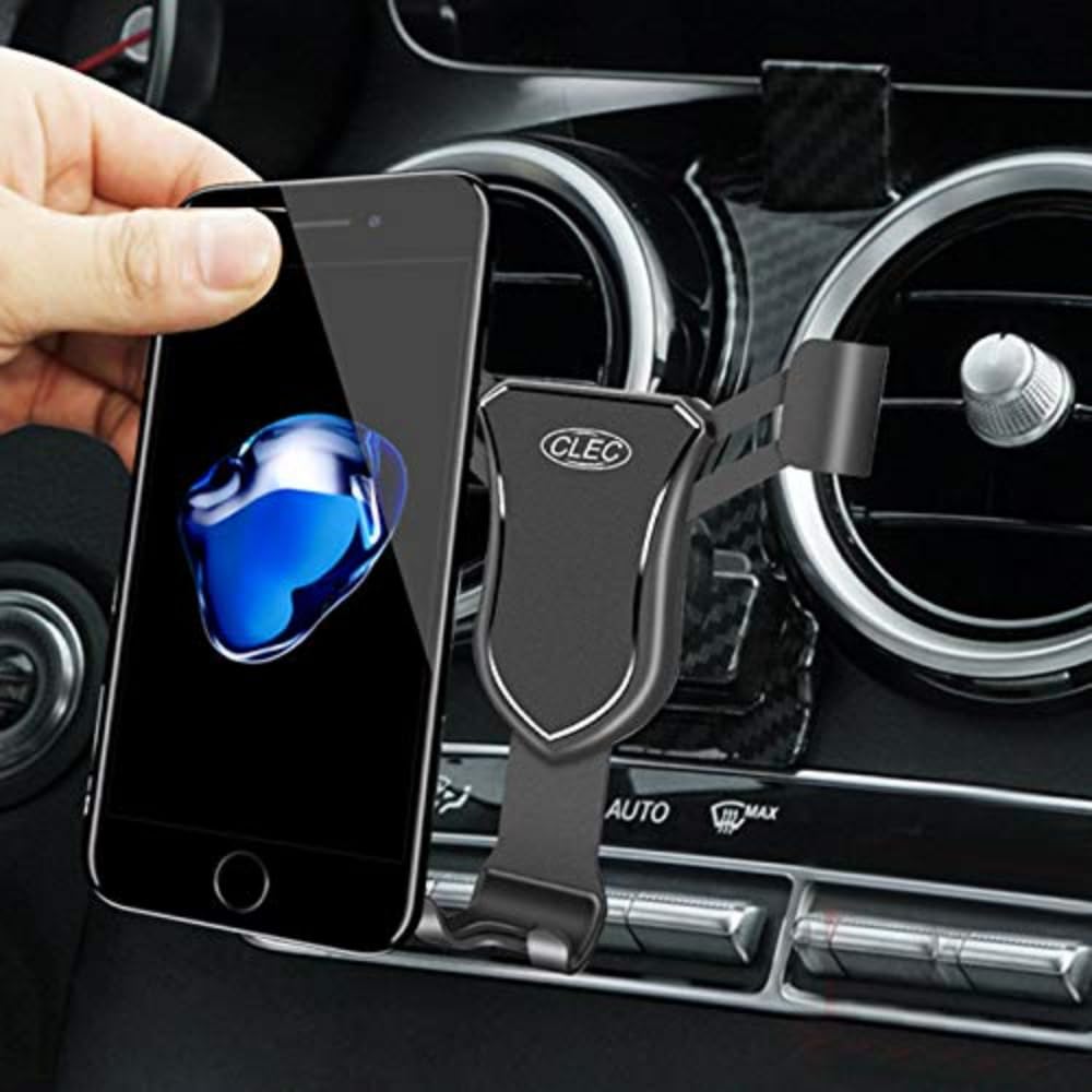iTrims Car Phone Mount for Mercedes-Benz GLC & C-Class (2019-2020) - Adjustable Dashboard Phone Holder Cradle - Universal Cell Phone Stand for iPhone & Android - Perfect for GPS Navigation & Hands-Free Driving (Black)