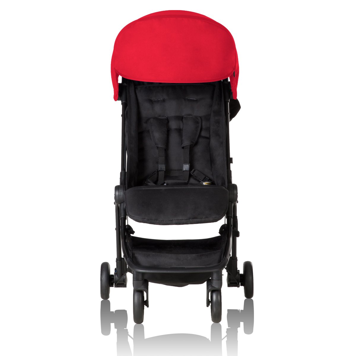 Mountain Buggy Nano Lightweight Compact Travel Stroller - Ruby Red | Perfect for Air Travel, City Walks & Everyday Use with Baby