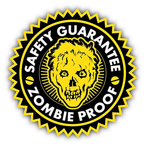 Zombie Proof Vinyl Decal Sticker - Waterproof, Durable 5