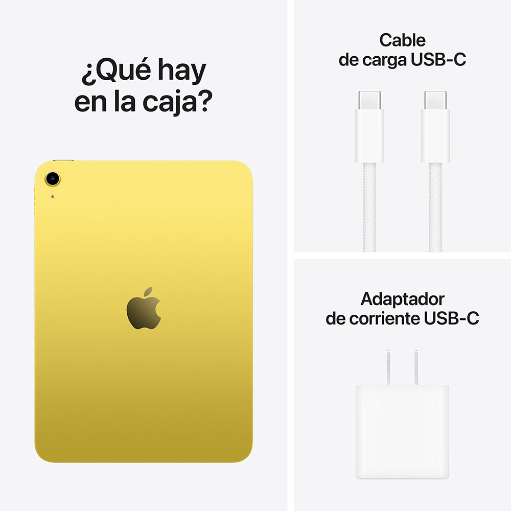 Apple iPad 10.9-inch Wi-Fi 512GB - Yellow (A16 Bionic Chip) for Work, Study, and Entertainment
