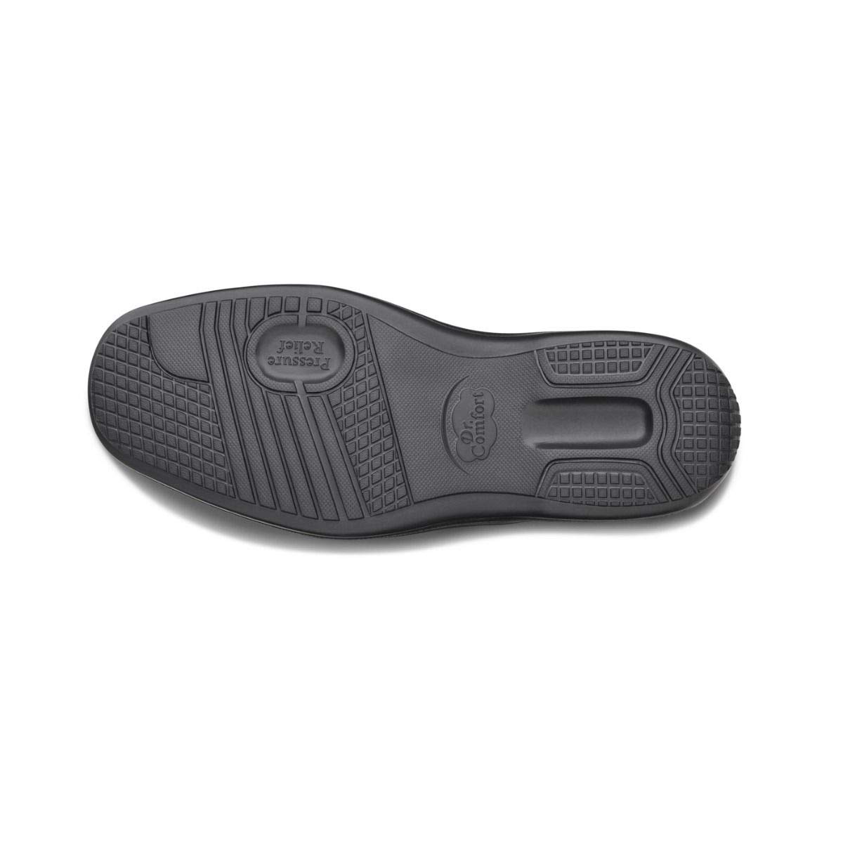 Dr. Comfort Ruk Men's Therapeutic Diabetic Extra Wide Shoes - Leather Lace-Up Boots for Swollen Feet & Arch Support - Ideal for Diabetes, Edema & Daily Comfort Walking