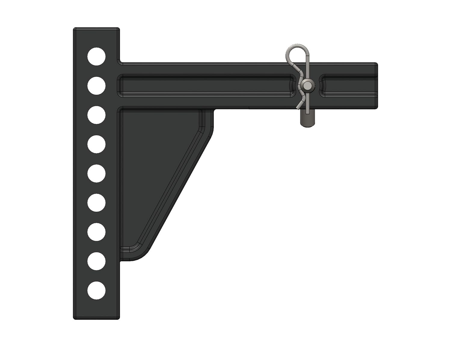 Blue Ox BXW4037 TrackPro Weight Distribution Shank - 9 Hole x 9