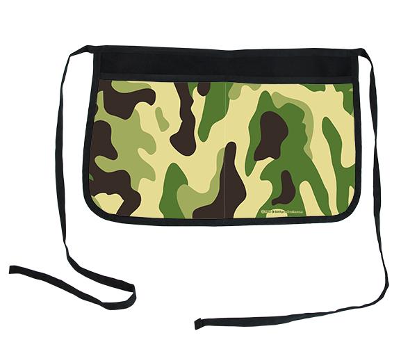 Camo Two Pocket Kolorcoat™ Server Apron - Durable Waist Apron for Waiters, Bartenders & Chefs - Perfect for Restaurants, Bars & Catering Events