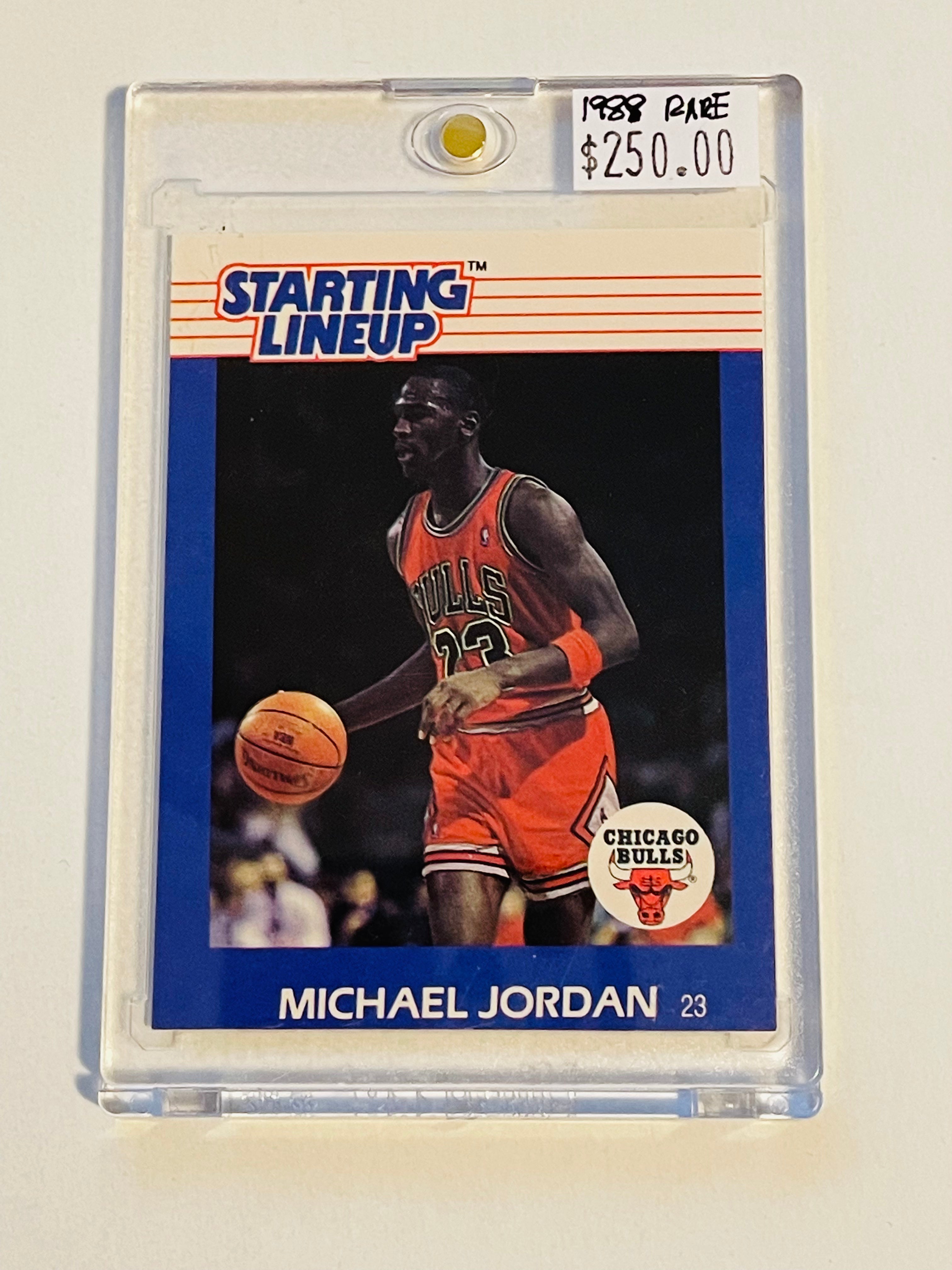 1988 Michael Jordan Starting Lineup Rare Basketball Card - High Grade Condition - Perfect for Collectors & Sports Memorabilia Enthusiasts