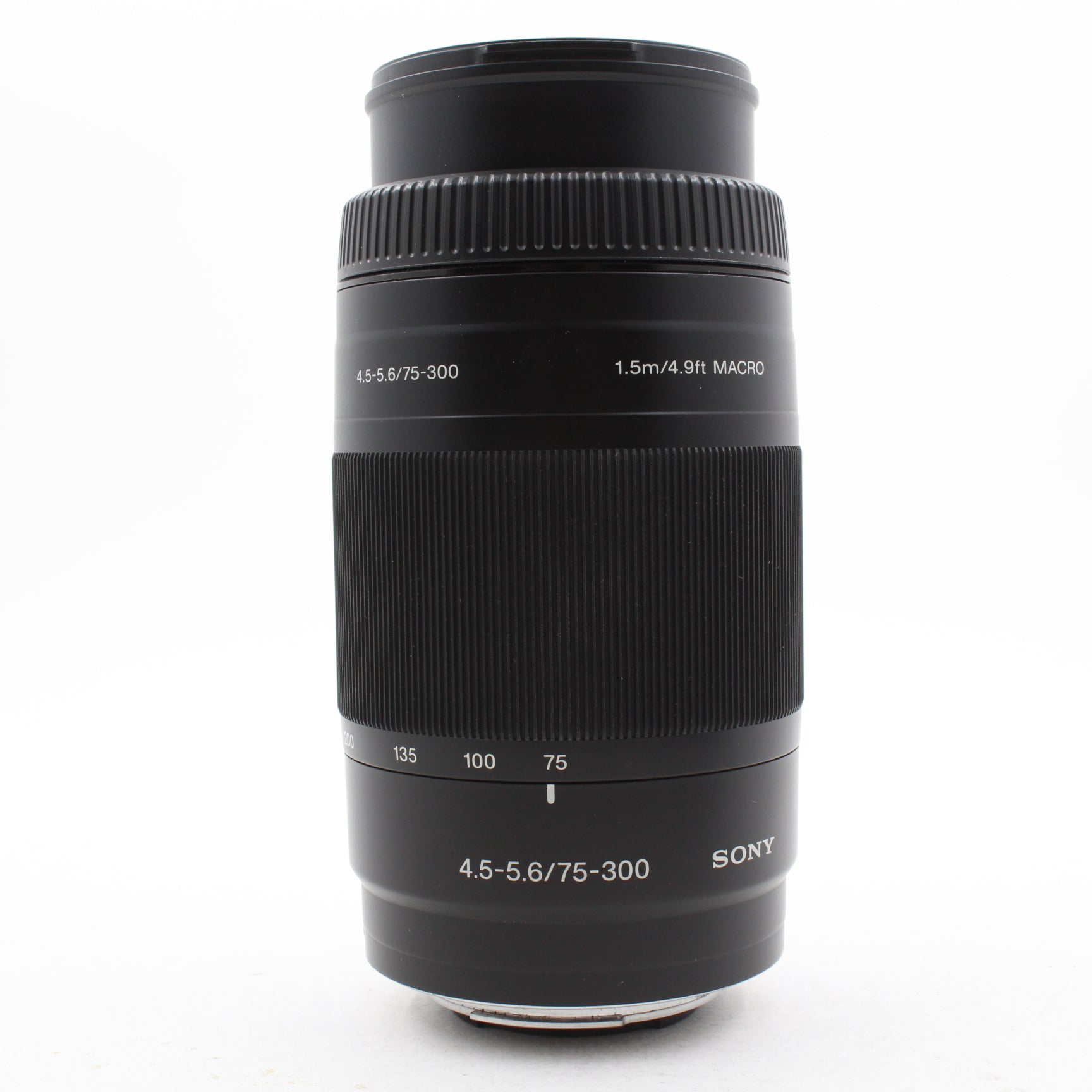 Used Sony 75-300mm f/4.5-5.6 Compact Super Telephoto Zoom Lens for Wildlife & Sports Photography - Alpha DSLR Camera Compatible