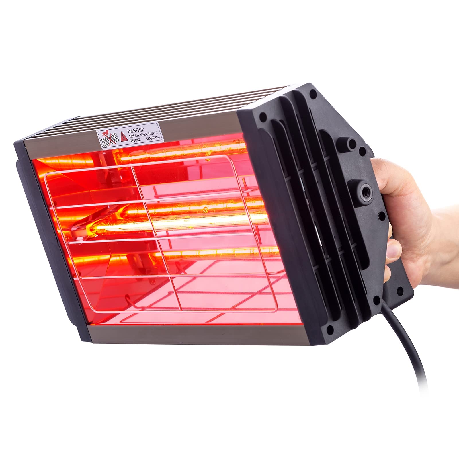 DATOUBOSS 1000W 110V Infrared Paint Curing Lamp - Handheld Short Wave Infrared Heater for Auto Body Repair, Paint Baking & Drying - Smart Timer Heat Lamp (DT-SC-001) - Perfect for Car Detailing, DIY Projects & Professional Automotive Paint Shops