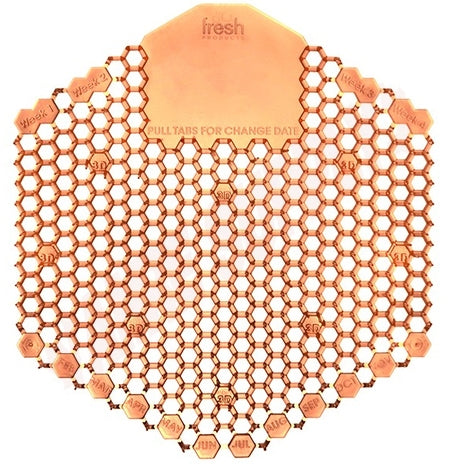 Mango Scented Urinal Screen Deodorizer - 10 Pack for Restrooms, Bathrooms & Public Toilets - Freshens Air & Prevents Odors