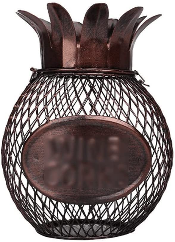 Pineapple & Animal Shaped Piggy Banks for Kids, Boys, Girls & Adults - Vintage Wrought Iron Money Jar with Hollow Coin Slot - Perfect for Saving Money, Gifts & Home Decor