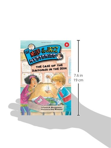 The Case of the Diamonds in the Desk - Milo & Jazz Mysteries Book | Kids Detective Novel | Classroom Reading & Family Mystery Night Fun