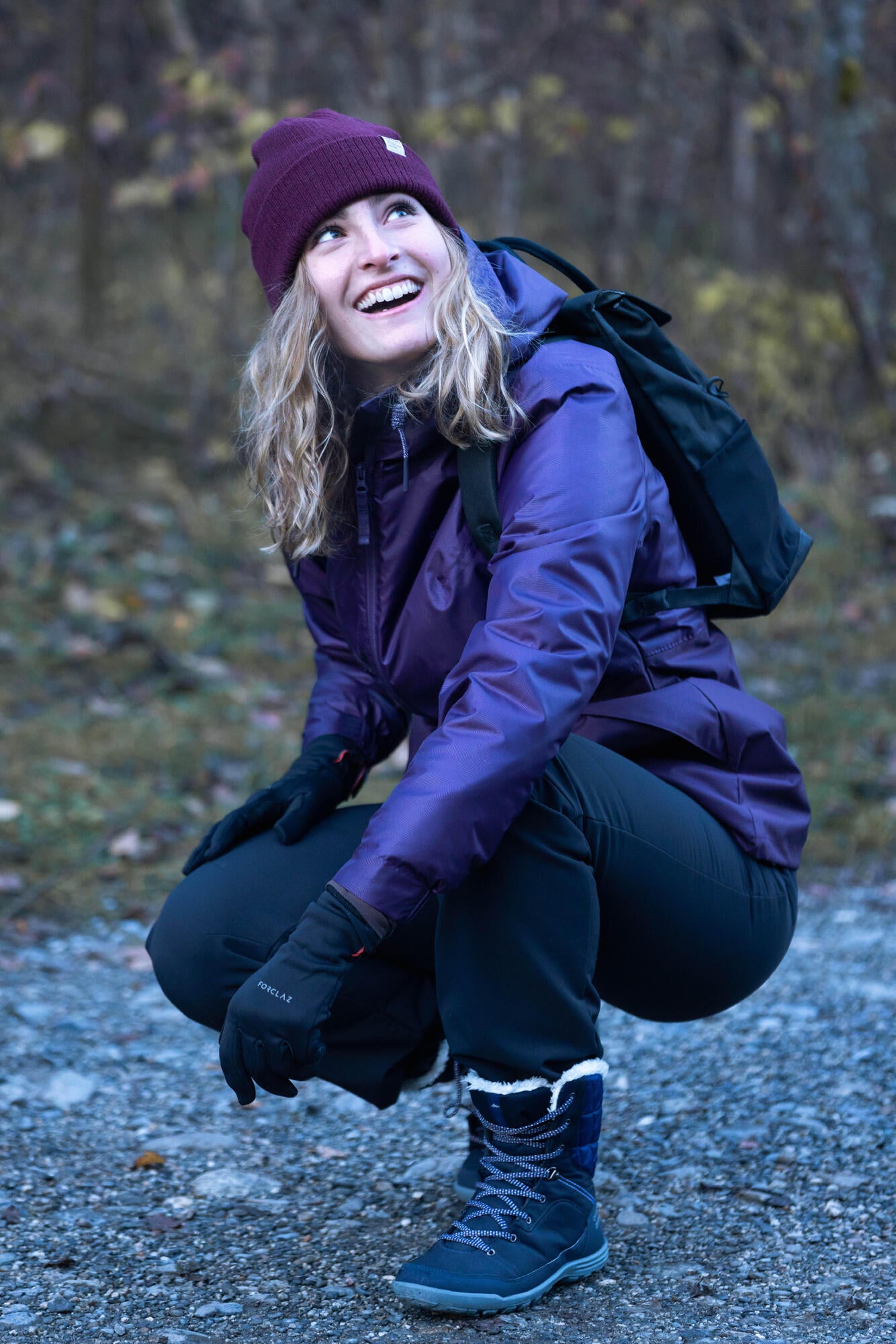 Quechua Women's SH100 Waterproof Winter Jacket - Insulated Cold Weather Coat for Hiking, Skiing & Outdoor Activities