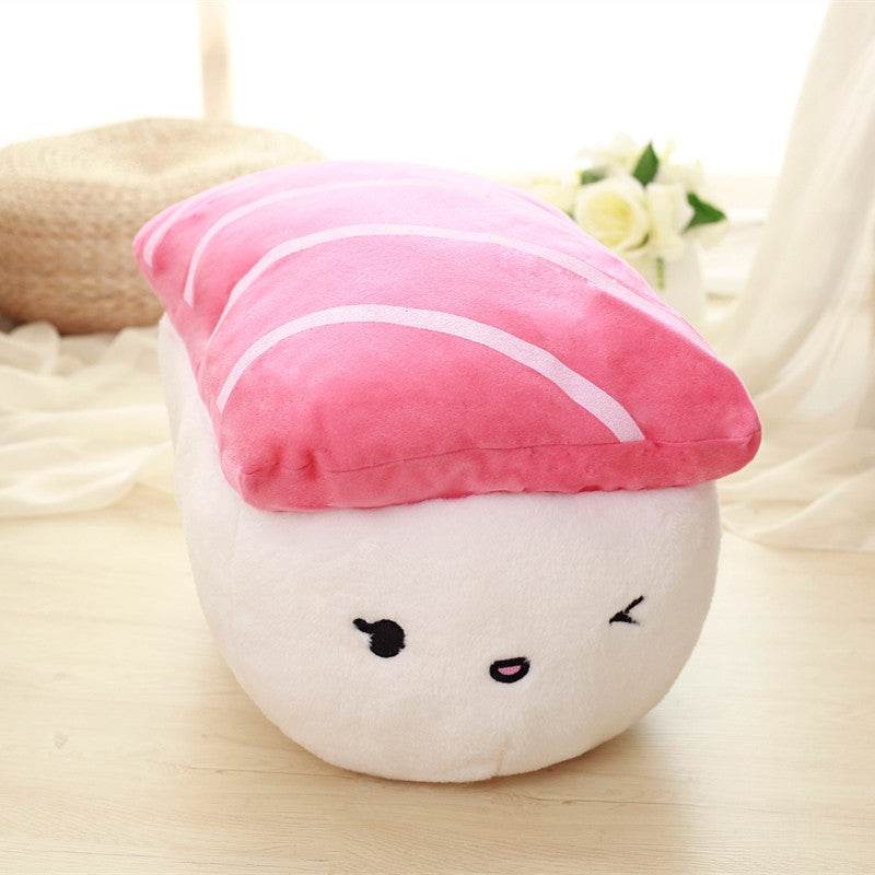 Giant Kawaii Sushi Plush Toy - Adorable Japanese Food Stuffed Animal for Cuddling, Home Decor, and Anime Lover Gifts (Perfect for Bedroom, Nursery, and Cosplay Props)