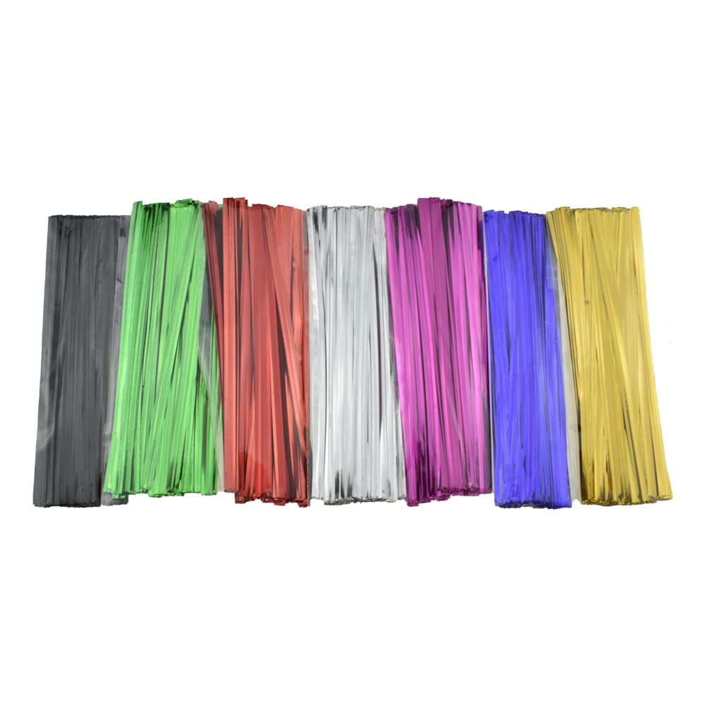 700Pcs 7-Color Metal Twist Ties for Baking, Gifts & Crafts - 4