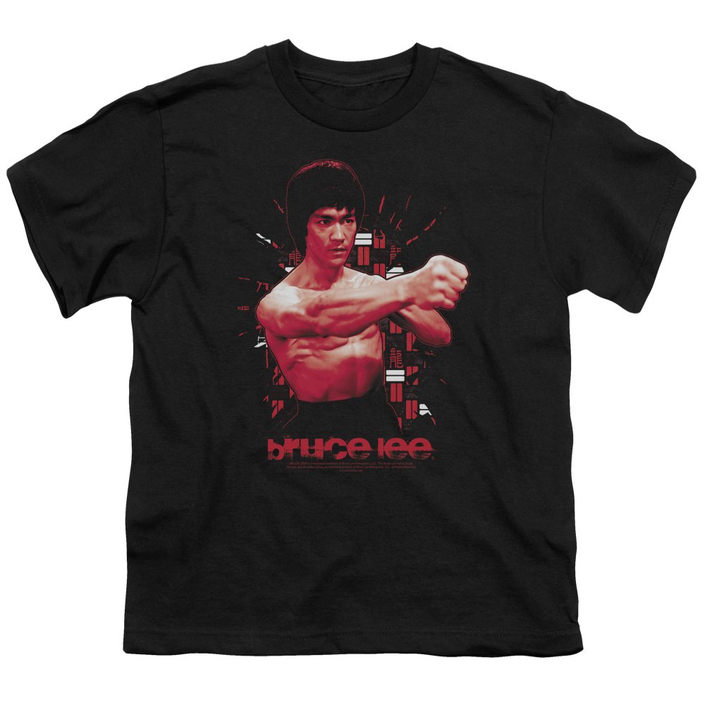 Bruce Lee The Shattering Fist Unisex Youth T-Shirt for Boys and Girls - Kung Fu Inspired Graphic Tee for Kids, Martial Arts Fans & Action Movie Lovers