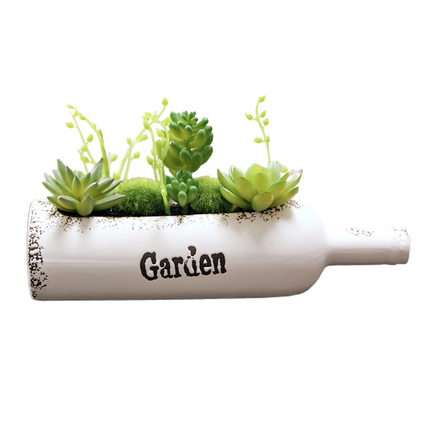 Mosichi Artificial Succulent Plants Set - 12 Pack Realistic Fake Succulents in Pots, Eco-Friendly PVC Home Decor for Office Desk, Wedding Centerpiece & Indoor Greenery