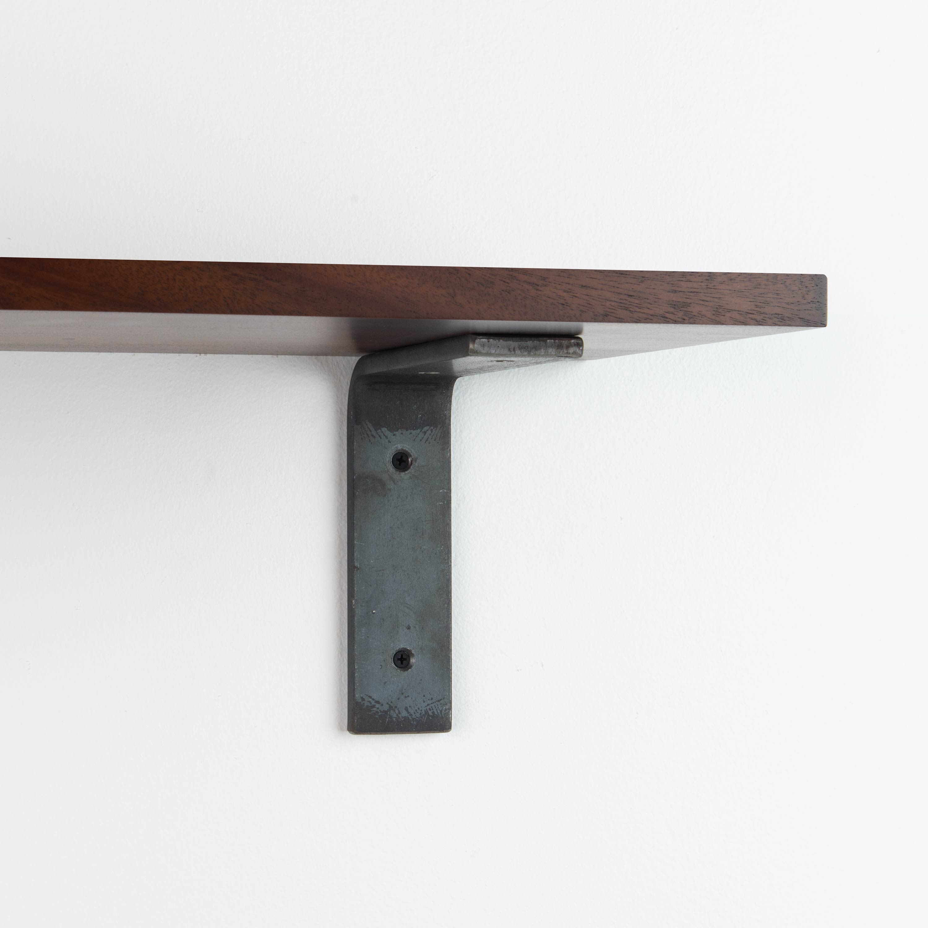 Leif Dutch Mocha Wall Shelf - Rustic Wood Floating Shelves for Living Room, Kitchen, Bathroom - Perfect for Home Decor and Storage