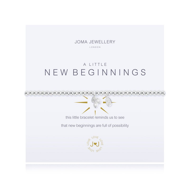 Joma Jewellery Bracelet - A Little New Beginnings Charm Bracelet for Women | Elegant & Meaningful Gift for Birthdays, Anniversaries & Special Occasions