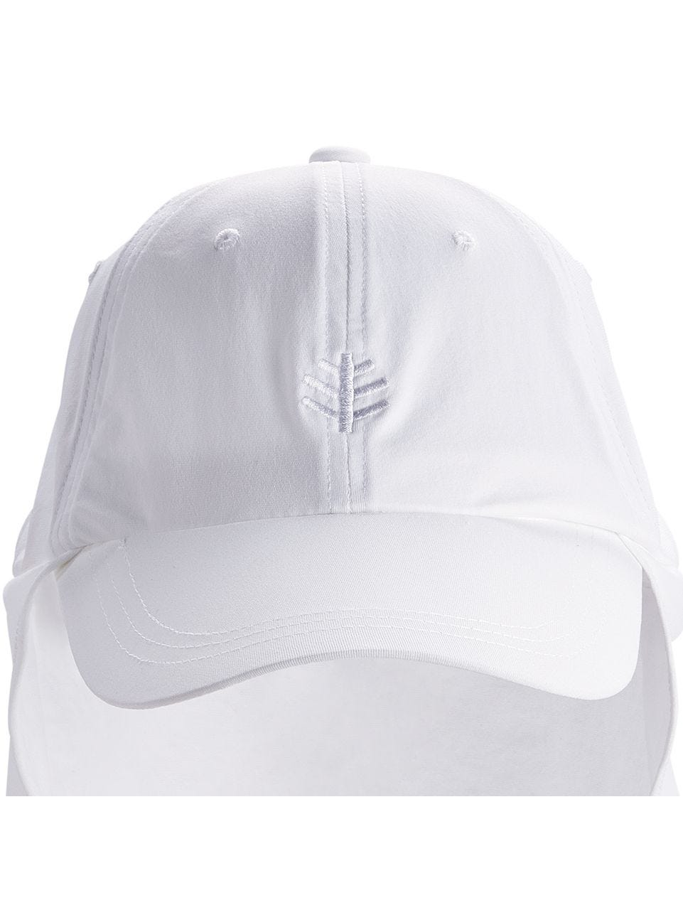 Hayden Chlorine Resistant All Sport Hat for Swimming, Running & Outdoor Activities - White