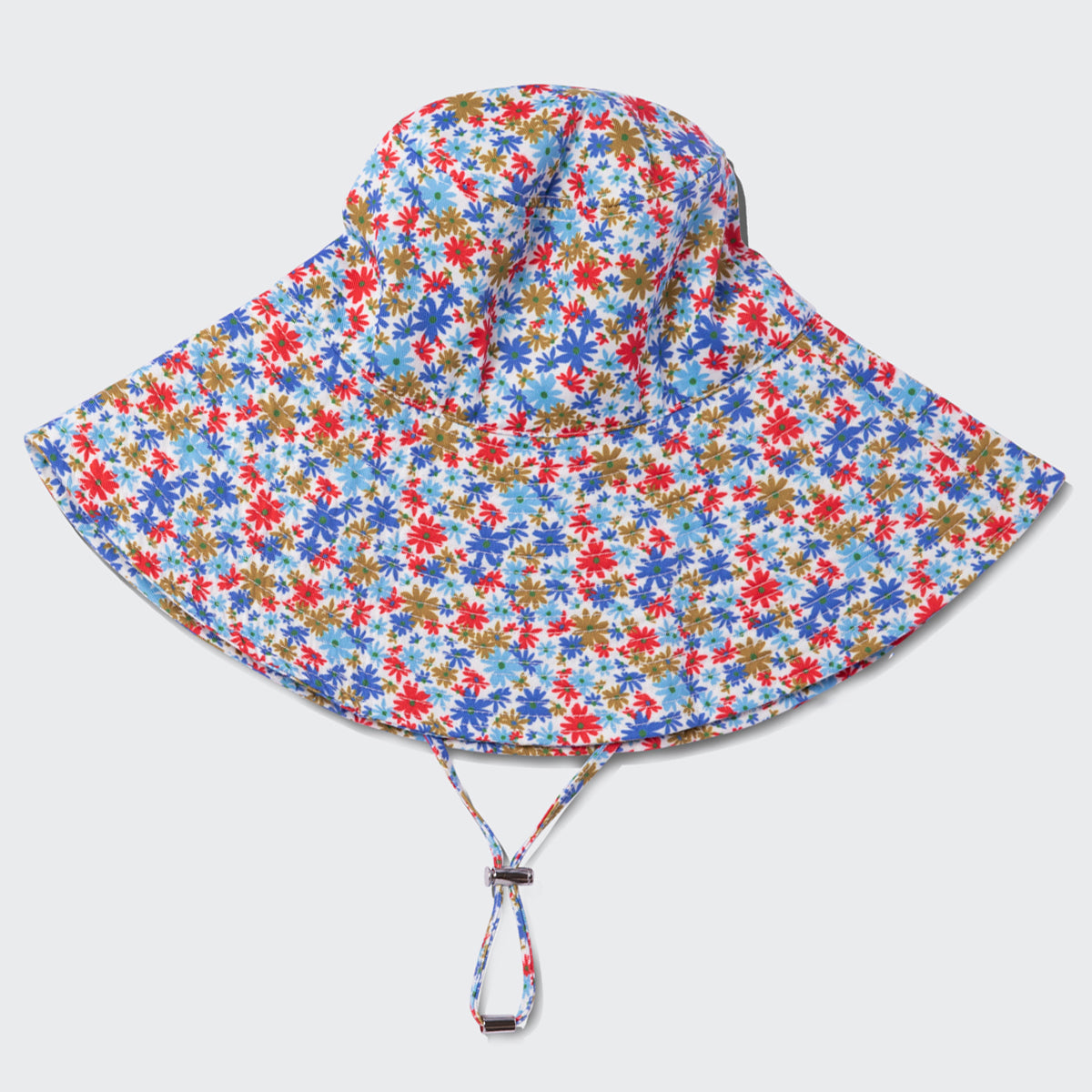 Stylish Daisy Print Sun Hat for Women - UV Protection Wide Brim Floppy Beach Hat - Perfect for Summer, Vacation, and Outdoor Activities