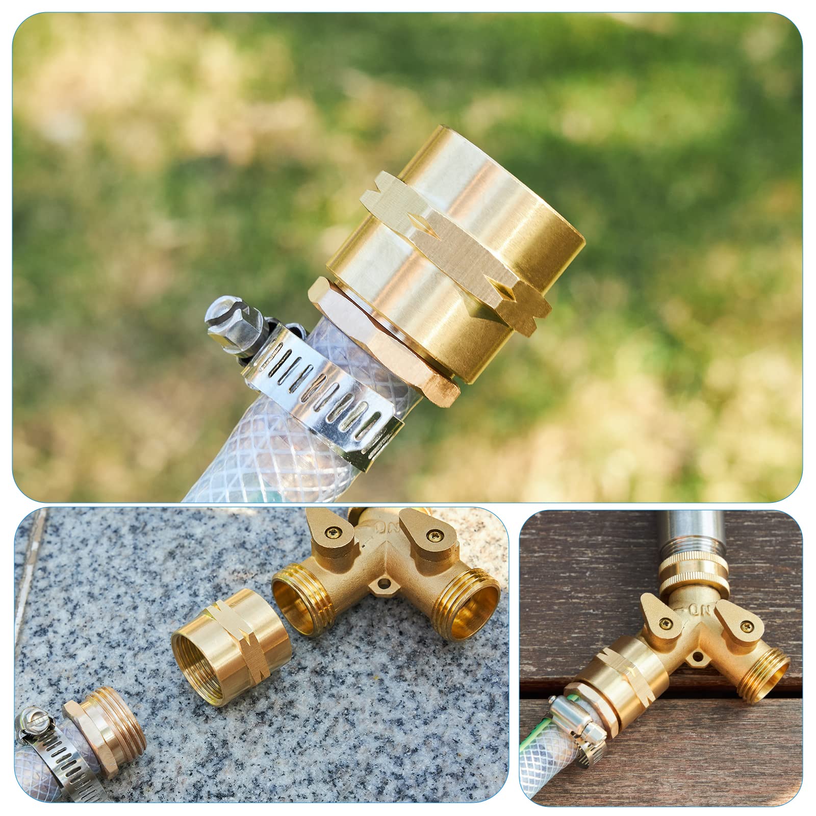 Solid Brass 3/4