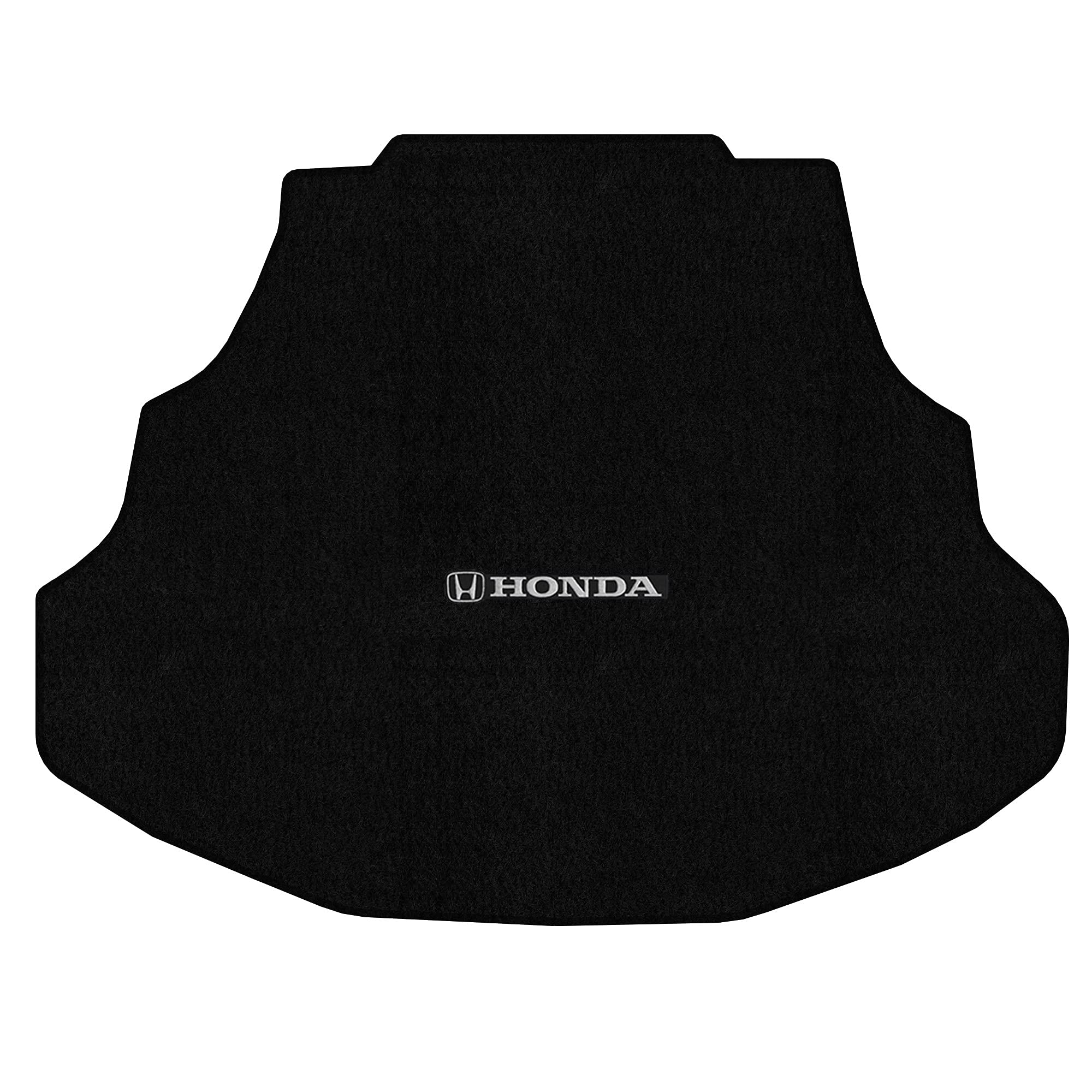 Premium Custom-Fit Carpeted Floor Mats for Honda Accord 2008-2012 - Luxury Car Floor Liners with Silver Honda Logo (Black, Includes Trunk Mat) - Perfect for Daily Commuting, Road Trips & Protecting Your Vehicle Interior