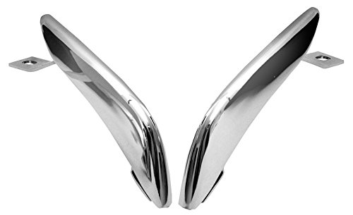 1964.5-1966 Mustang Rear Bumper Guards Pair - Durable Protection for Classic Car Restoration & Show